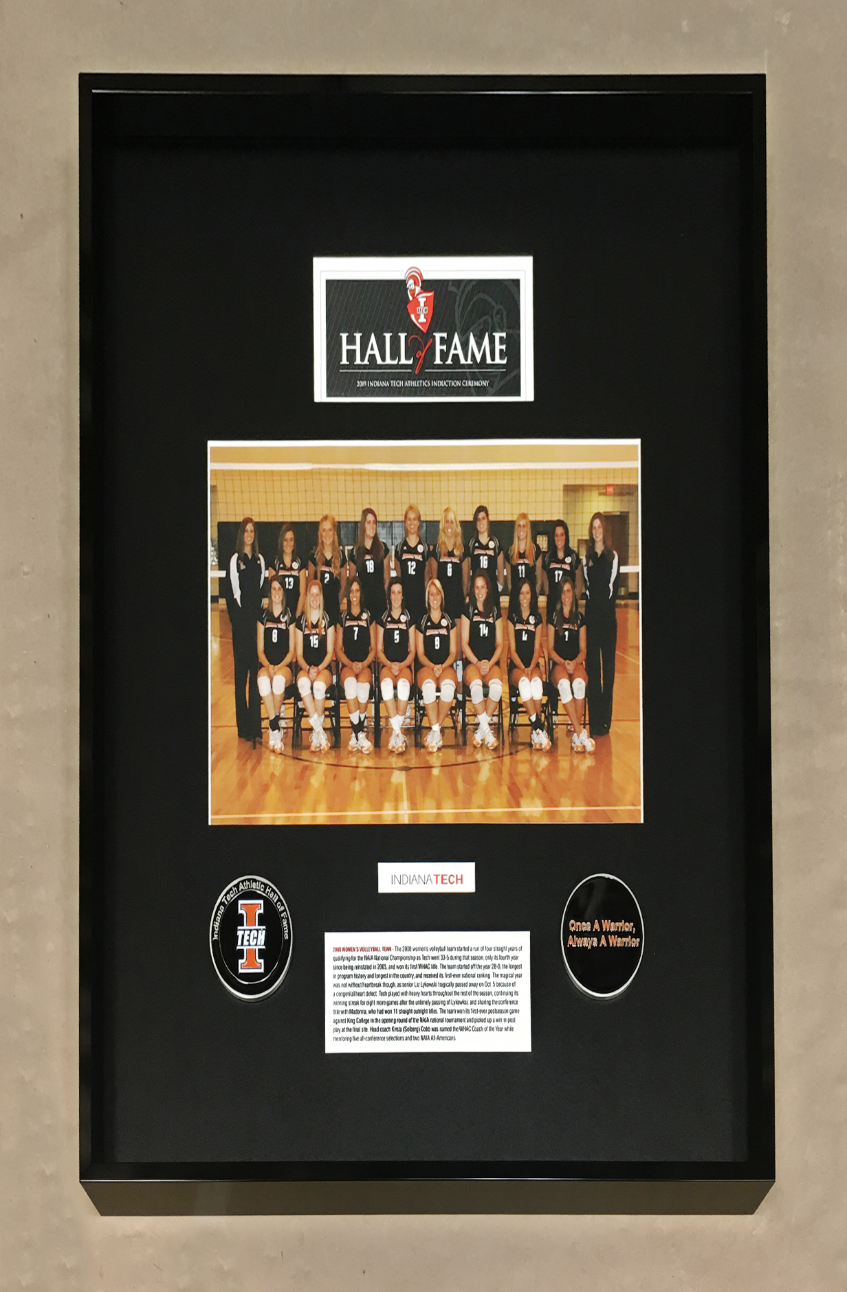 Induction Ceremony Program (Metal Frame) – FRAME ART & DESIGN